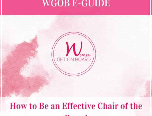 How to Be an Effective Chair of the Board