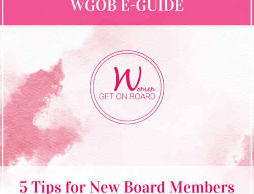 5 Tips for New Board Members