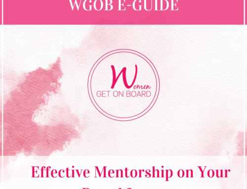 Effective Mentorship On Your Board Journey