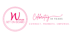 Women Get On Board Logo